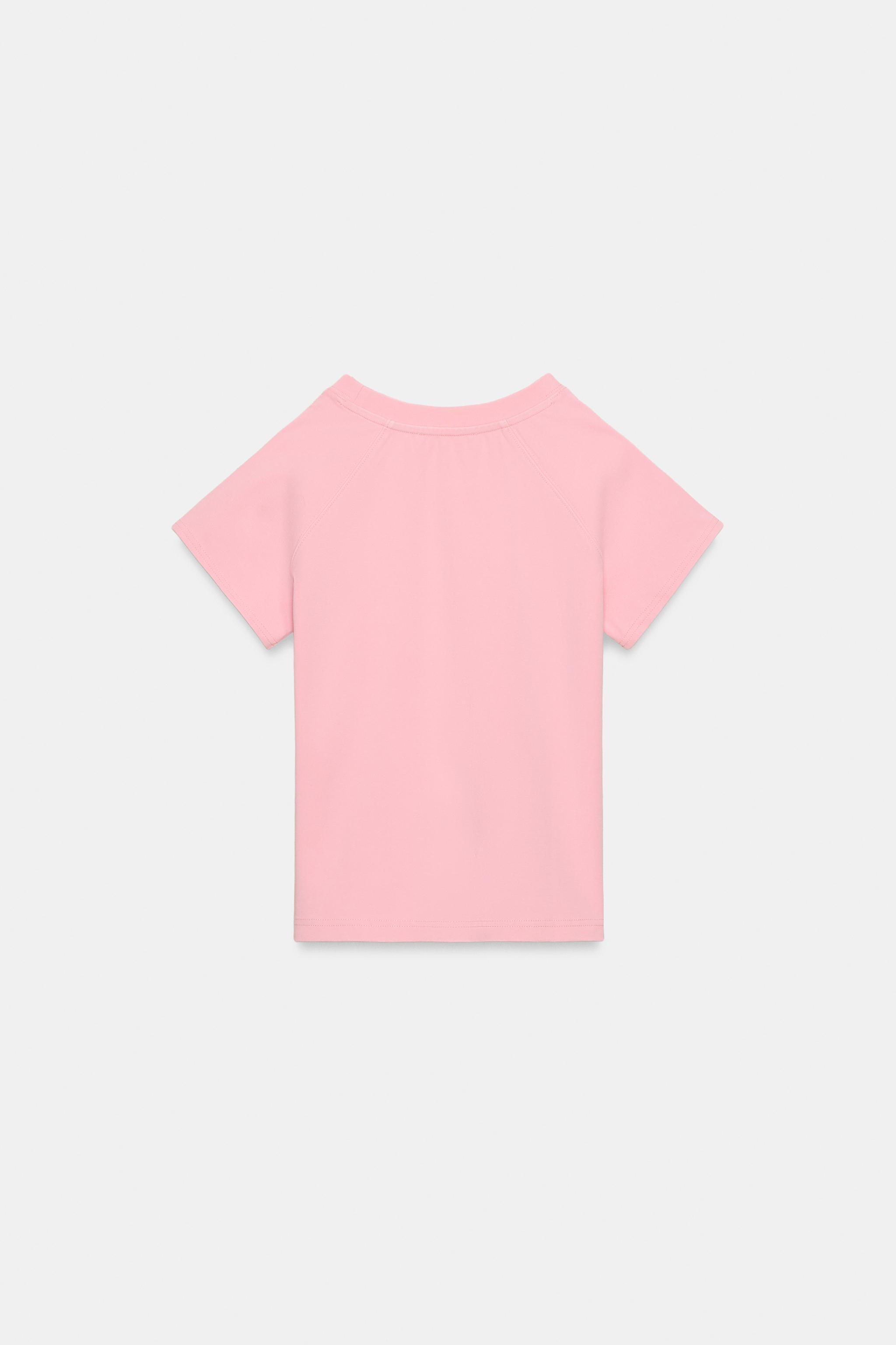 WASHED EFFECT STUDDED T-SHIRT